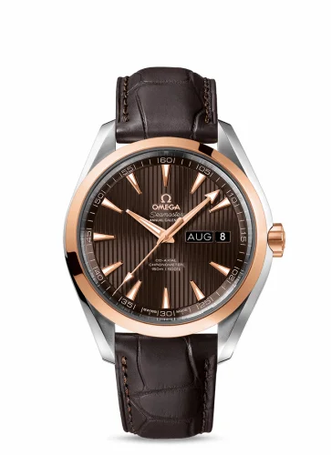 Omega Seamaster Aqua Terra 150M Co-Axial 43 Annual Calendar Stainless Steel / Red Gold / Grey 231.23.43.22.06.002 (23123432206002)